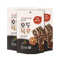 천안 호두육포 3봉 120g (8g x 15개), 3개