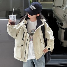 여아용 방수 바람막이 가을 재킷