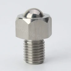 재고 있음 QB312/QB313 팩토리 아울렛 육각 헤드 스터드 유형 POM/스테인레스 스틸 메인 볼 컨베이어 볼 롤, 02 M6, 01 QB312