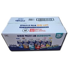 하이뮨 액티브 버라이어티팩 (6종 각 3팩씩 총 18팩) 밀크쉐이크 딥초코 쿠키앤크림 더블샷커피 바나나 딸기, 18개, 250ml