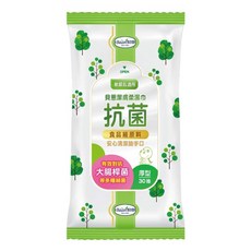 Baan貝恩 潔膚抗菌柔濕巾 30抽 濕紙巾, 1個