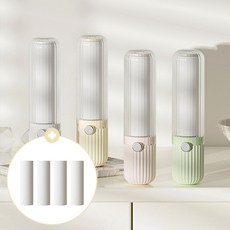 살림다담 휴대용 돌돌이 미니 먼지제거 테이프 4종세트 (본품4+리필4), 1세트