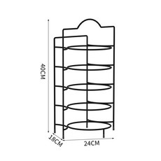 DFMEI 廚房多功能配菜盤備菜置物架壁掛式收納架家用菜盤子架, 1個, 黑色