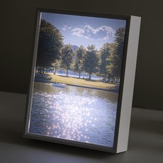 리드디 LED 무드등 수면등 취침등 인테리어조명 인테리어액자 수유등 집들이선물 여자친구선물, 공원