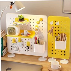 타공판진열대 데스크 정리 스탠드형 타공판 선반 파티션 사무실 책상 진열대 79000EA 1EA, 스탠드형 소형, 화이트