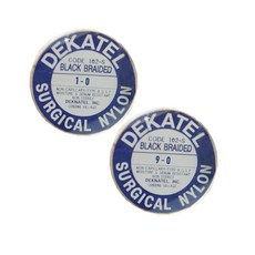 블랙롤나이론 Black Roll Nylon DEKATEL 비멸균 Surgical Nylon, 6/0, 6. 6-0