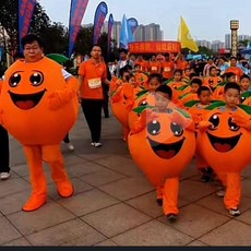 캐릭터 축제튬 딸기 인형탈 코스튬 수박