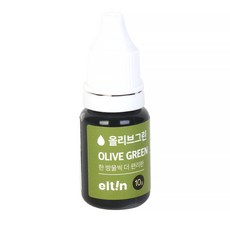 엘틴푸드칼라 진한 올리브그린 10g (OLIVE GREEN) 식용색소, 1개
