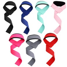 남녀공용 헬스 손목보호 스트랩 풀업밴드 보조밴드 끈형 1쌍, 1개, 블랙