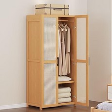 장롱 원목 심플 양문 이불장 대용량 옷장, 우드