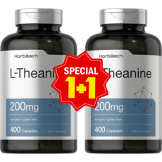 1+1 호바흐 L 테아닌 200mg 400캡슐 / 해외직구 미국정품, 400정, 2개