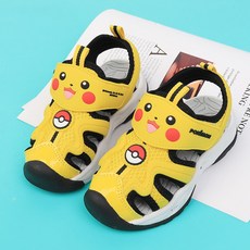 口袋妖怪皮卡丘兒童夏季涼鞋