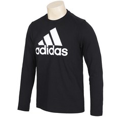 adidas 愛迪達 男款大Logo長袖T恤+時尚口罩