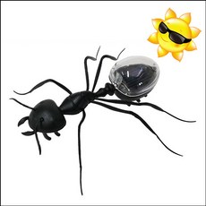 과학교구태양광 개미 진동로봇(완성품)-ZSB과학키트 과학실험세트 우주 로켓, 1개