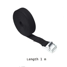 타이 다운 스트랩 조정 가능한 래싱 스트랩 래칫 스트랩 헤비 듀티 래칫 타이 다운 스트랩 캠 버클이 있는, 03 black 1m 1pcs, 01 빠른  Mainland