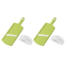 SHIMOMURA 下村 Fru-Veggie 高麗菜刨絲器, 2個, 綠色