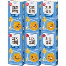 서울우유 치즈큐빅 파티 플레인 87g x 6개, 90개, 5.8g