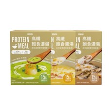 Spark Protein 高纖飽食濃湯8入盒裝(多口味可選) 多種口味 高纖代餐 快速沖泡, 1個, 黃金玉米培根口味（8入盒裝）