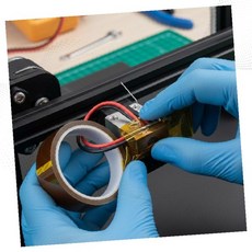 캡톤 테이프 25mm x 33M - 고온 내열 절연 폴리이미드 테이프 - 회로보드 수리 마스킹 열차단용, 1개