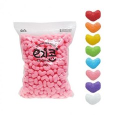 뚝딱 이지콘 하트 500pcs 3x1.5cm 만들기 교구 재료 (Araium), 07 A.하늘/3x1.5cm