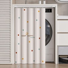 욕실창문 커텐 방수 프라이버시 침실 블라인드, 해피 폴카 페널티킥