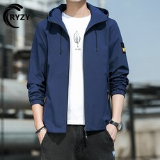 RYZY 男士連帽薄外套 輕便防曬休閒夾克