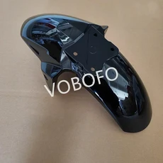 스즈키 GSX250 오토바이 수정 프론트 머드 펜더 타일 워터 오리지널, 04 Black