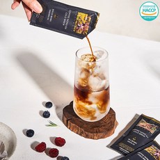 커피농가 더치커피 파우치 4종원두 혼합, 40개, 1개입, 40ml