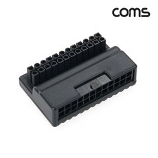 Coms ATX 전원 연장 젠더 메인보드 마더보드 90도 꺾임 꺽임 24P / JA177, 빠른배송, 1개