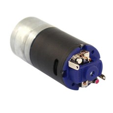 WPL MG DIY 업그레이드 부품 용 370 메탈 기어 박스 전기 기어 모터 DC6V-12V, 하나, Black &amp; Silver &amp; Blue, 1개