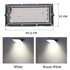 50W 100W Led 홍수 빛 IP65 방수 AC 220V 야외 투광 조명 스포트라이트 LED 반사판 가로등 벽