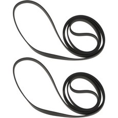 2개 세트 턴테이블 고무 벨트 255x5x0.6mm THORENS TD160MKII 및 TD165C와 호환됨, 2