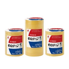 NICHIBAN 日絆 CT-405AP 植物系環保可撕玻璃紙膠帶, 24mm x 35M-5捲/束 CT-405AP-24, 1個
