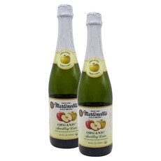 마르티넬리 스파클링 애플 사이다 사과 주스 MARTINELLI Juice Sparkling Apple Cider, 2개, 750ml