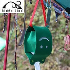 Ridge Line 微笑造型掛式面紙盒, 綠色