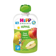힙 유기농 과일 이유식 100g, 2가지 혼합맛 (배+사과), 6개