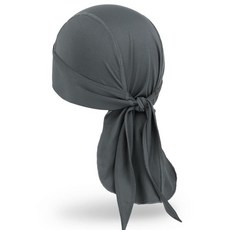 MELASA Cooling Do Rags 스컬 캡 헬멧 라이너 스웨트 헤드 랩 반다나 남성용 러닝 사이클링 오토바이 회색. 140799