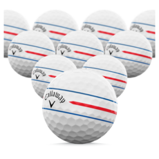 캘러웨이 크롬소프트 트리플트랙 A급 10구 최상급 로스트볼, 2개, 10개입, 화이트