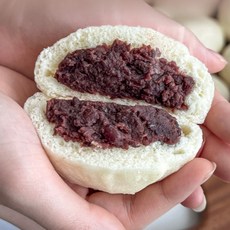 수제 우리쌀 찐빵 야채호빵 통팥호빵 국내산 야채 돼지고기 14개 28개, 420g, 2개, 통팥호빵 420g(7개입)