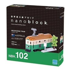 나노블럭 퍼즐 조립 호주 멜버른 트램 장난감 만들기 TRG7113-001, 단품