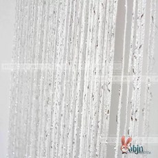 문발 커튼 출입문 창문 가림막 중국집 비즈커텐 엉킴방지, 화이트