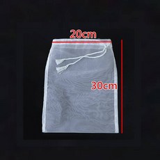 100/200/300/500 메쉬 나일론 필터 너트 우유 가방 그물 요구르트 차 맥주 커피 오일 식품 필터 스트레이너 메쉬 주방 스트레이너 가방, 300 Mesh 48Micron, [03] 300 Mesh 48Micron, 1개