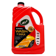 Turtle Wax 龜牌 強效泡沫洗車蠟 53499 3.79L 清潔上蠟二合一 車漆玻璃輪圈, 1個