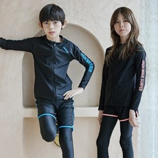 IAMBEBE 兒童用 High Surf 青少年拉鍊防磨衣 3件組 F-82