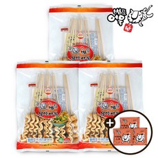 범표어묵 꼬불이 꼬치어묵 3봉 (냉동), 3개, 500g