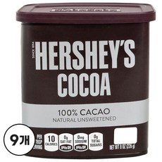 허쉬 코코아 파우더, 9개, 226g, 1개입