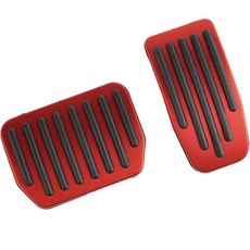 테슬라 모델 3 Y용 풋 페달 패드 세트 미끄럼 방지 성능 알루미늄 자동차 액세서리 브레이크 및 가속 커버 3Y용레드, Red