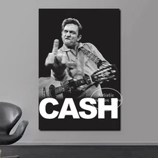 유명한 조니 캐시 기타 미국 농촌 음악 가수 포스터 레트로 캔버스 인쇄 벽 그림 거실 예술 홈 장식, 04 20X30cm Unframed, 06 p