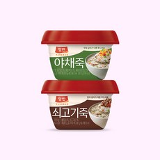 동원 양반 쇠고기죽 287g 12개 + 야채죽 287g 12개
