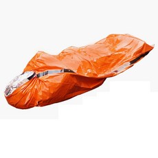 山道具屋 SOS UL Emergency Bag緊急鋁箔保暖露宿袋 防水, 加厚露宿袋-橙色有邊 210*88CM